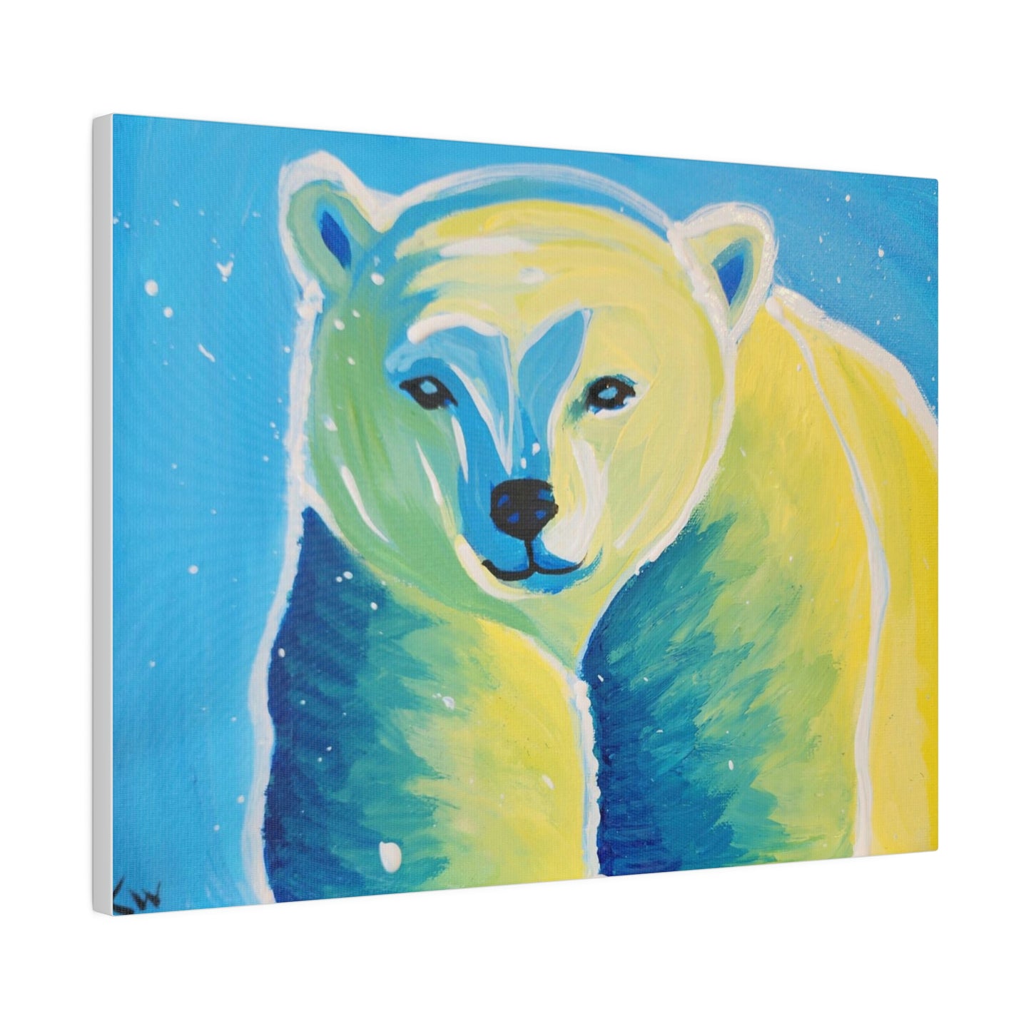 Polar bear - Matte Canvas, Stretched, 0.75"