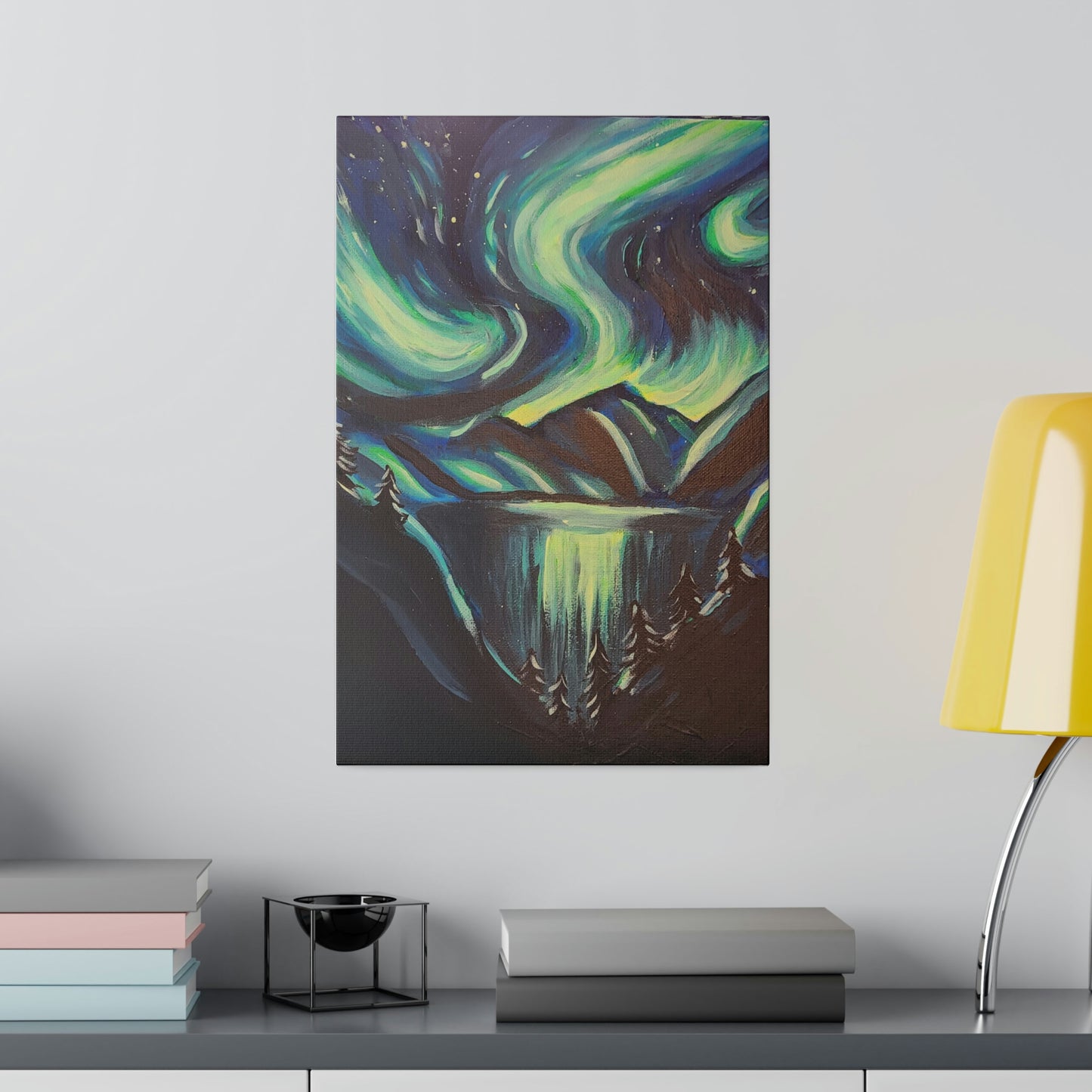 Neon lights - Matte Canvas, Stretched, 0.75"