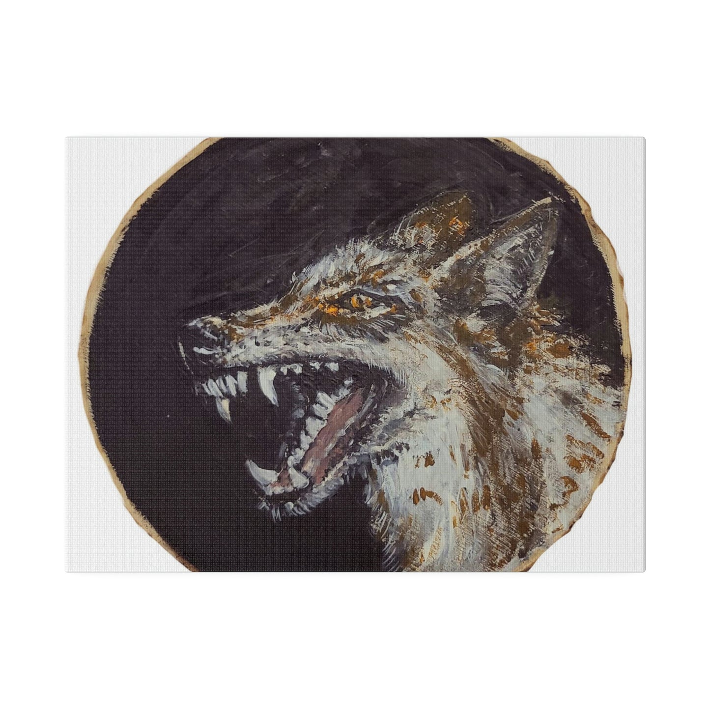 Wolf - Matte Canvas, Stretched, 0.75"