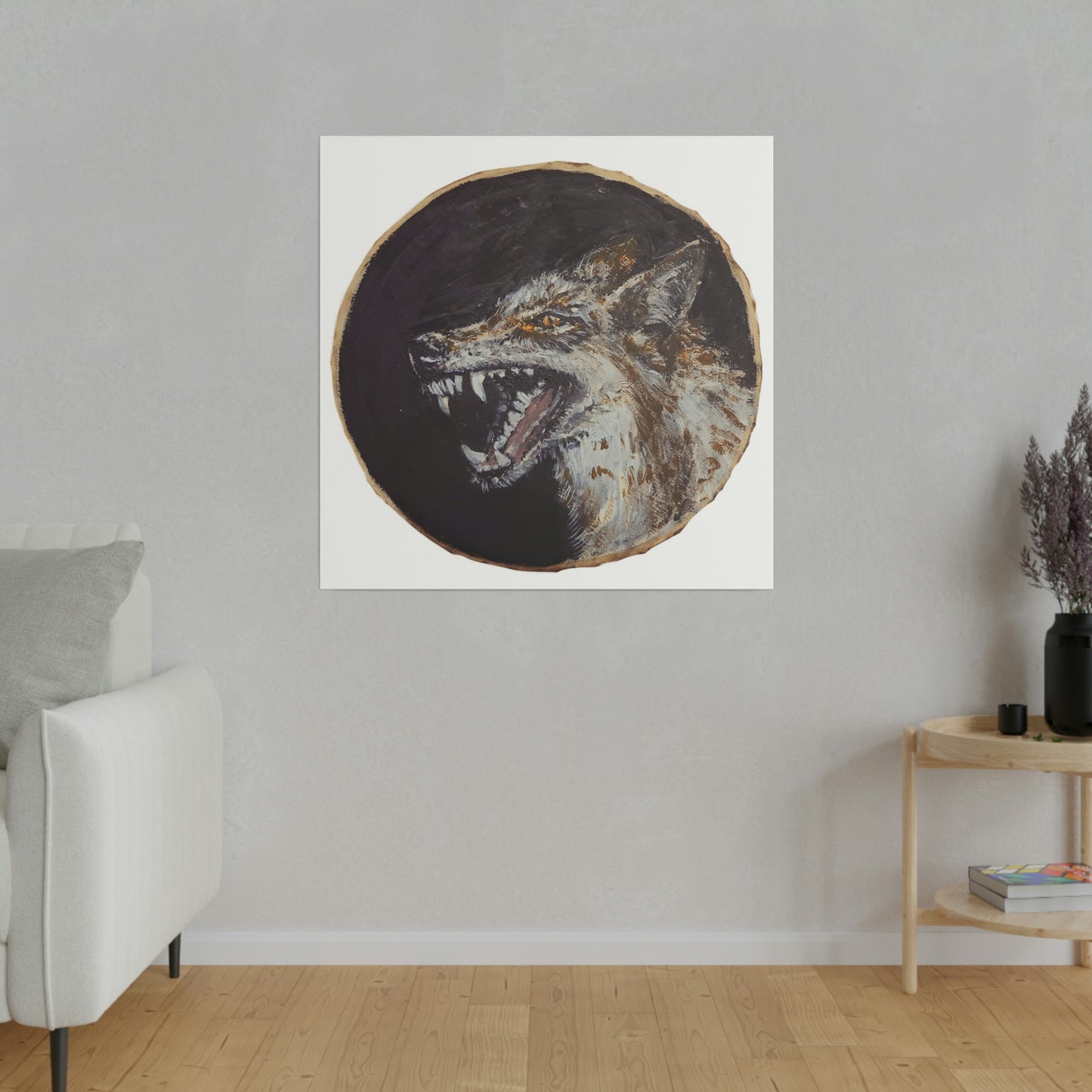 Wolf - Matte Canvas, Stretched, 0.75"