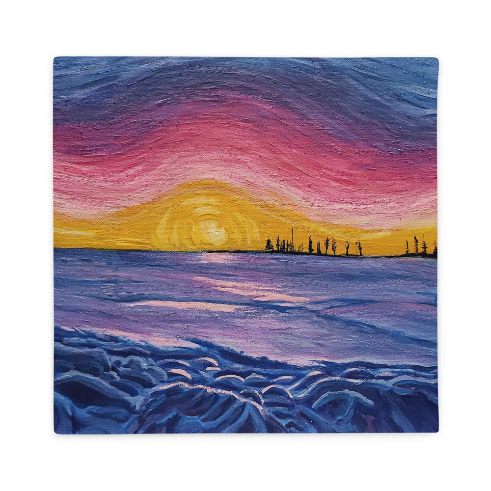 sunrise/set - 2 sided Pillow Case
