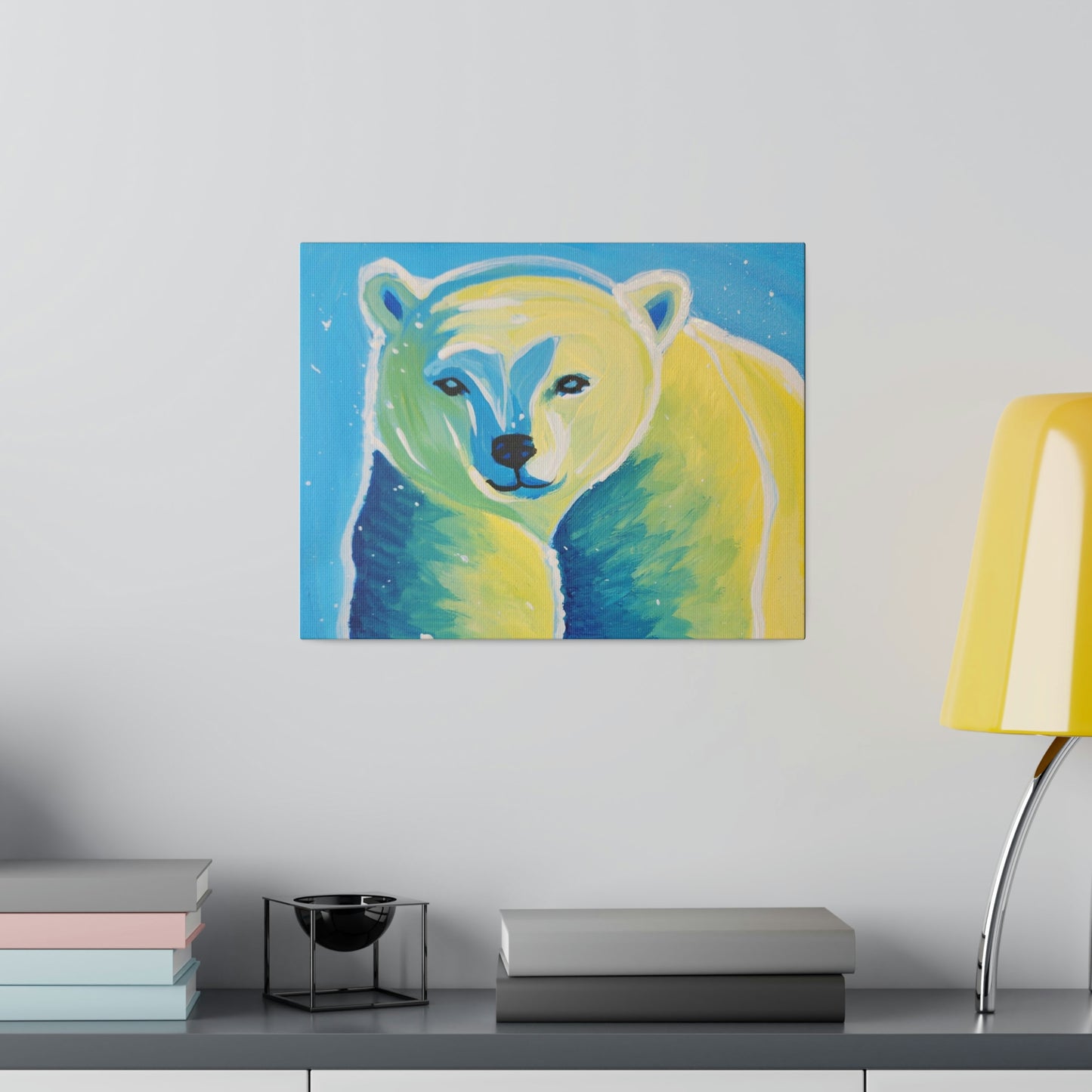 Polar bear - Matte Canvas, Stretched, 0.75"