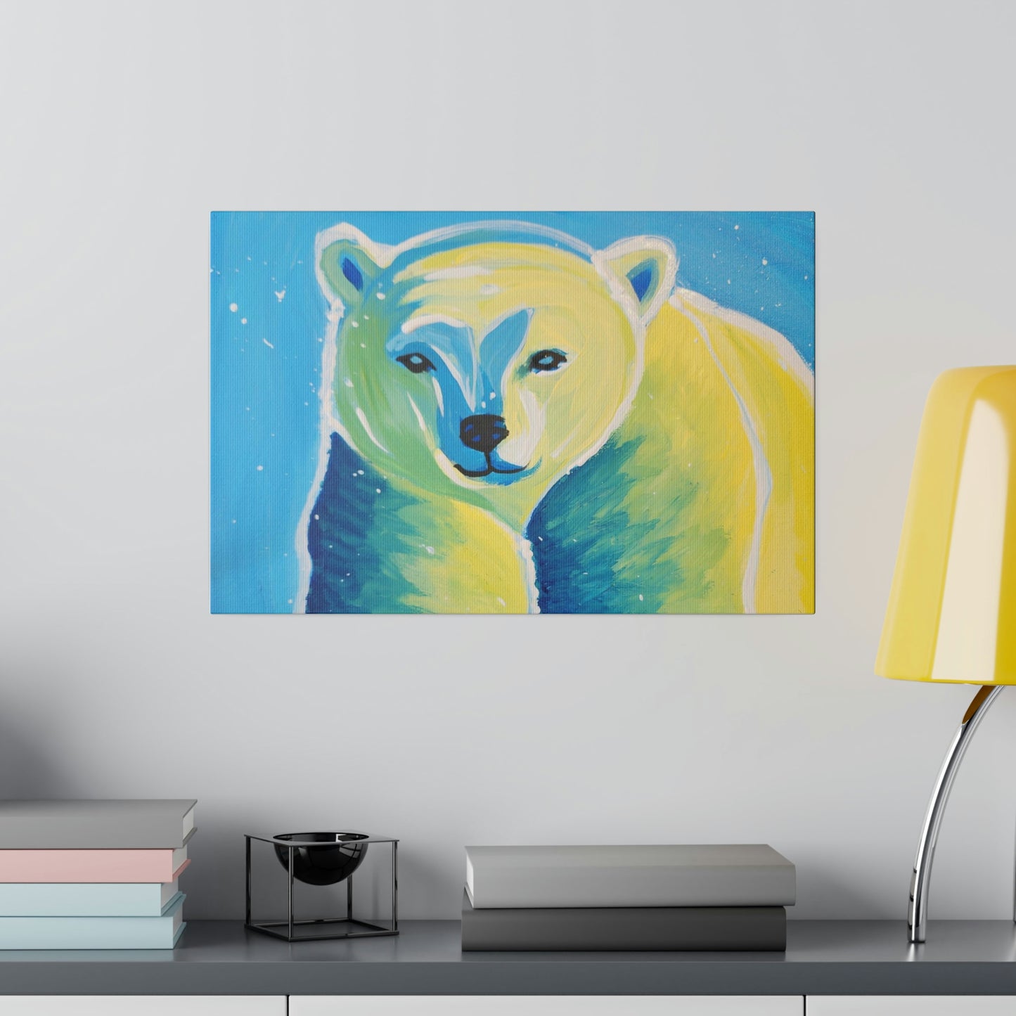 Polar bear - Matte Canvas, Stretched, 0.75"