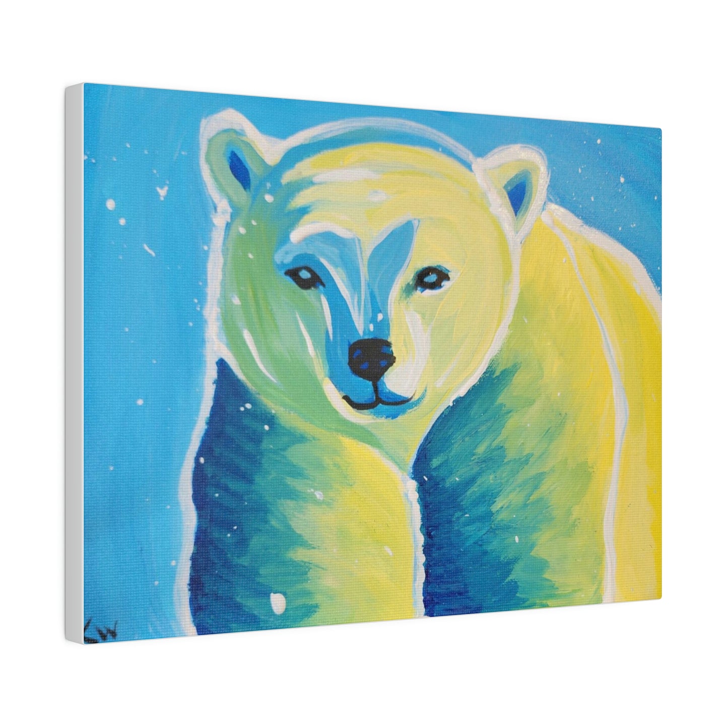 Polar bear - Matte Canvas, Stretched, 0.75"