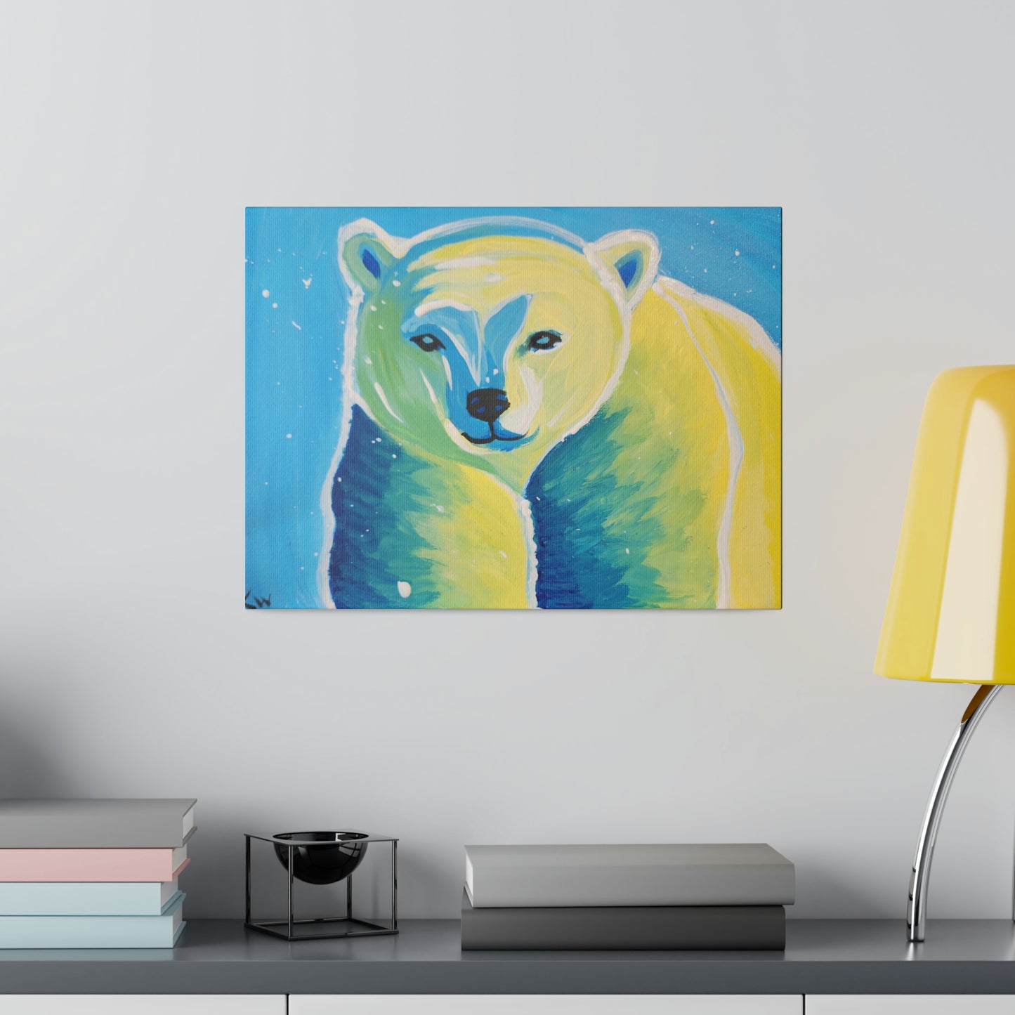 Polar bear - Matte Canvas, Stretched, 0.75"