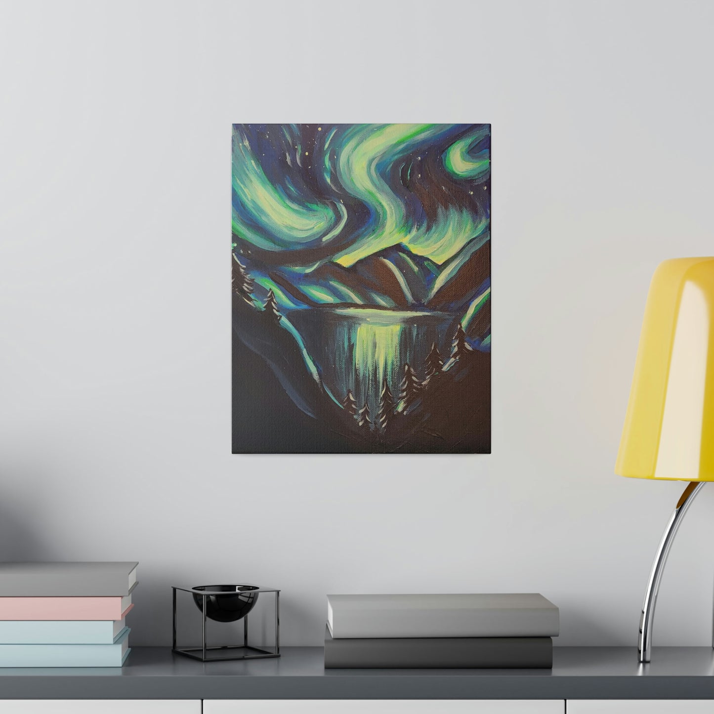 Neon lights - Matte Canvas, Stretched, 0.75"