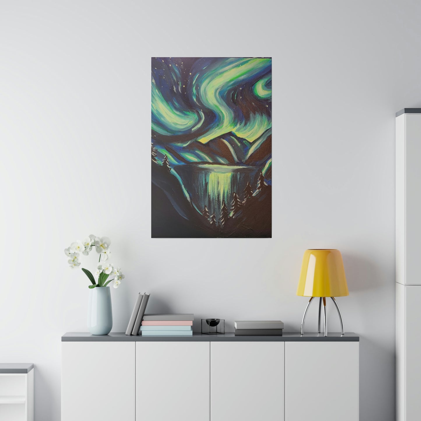 Neon lights - Matte Canvas, Stretched, 0.75"