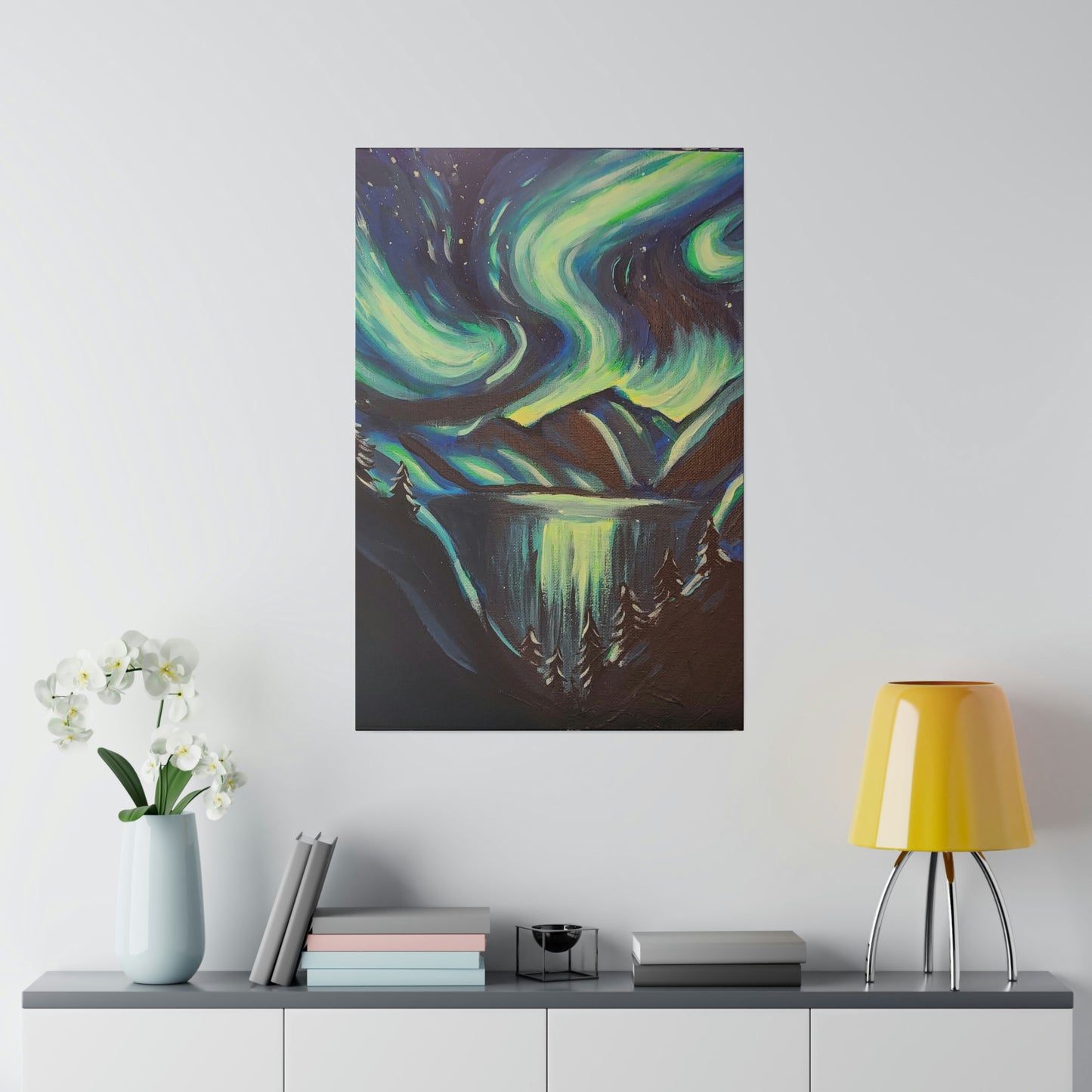 Neon lights - Matte Canvas, Stretched, 0.75"