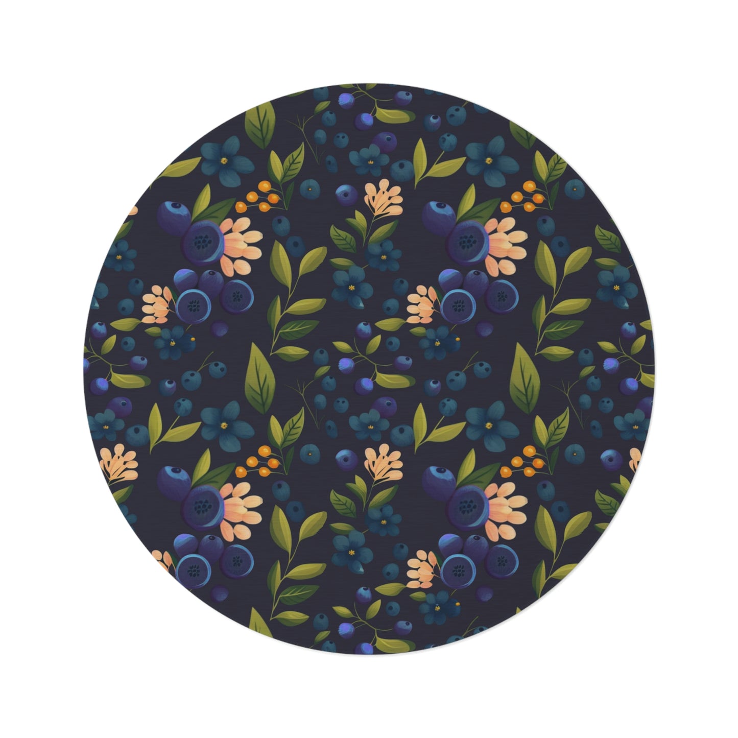 Blueberry dream - Round Rug