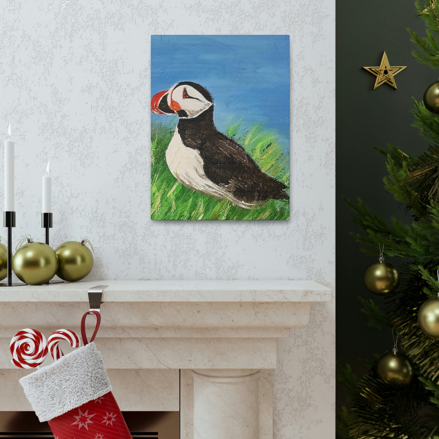 Puffin - Canvas Gallery Wraps