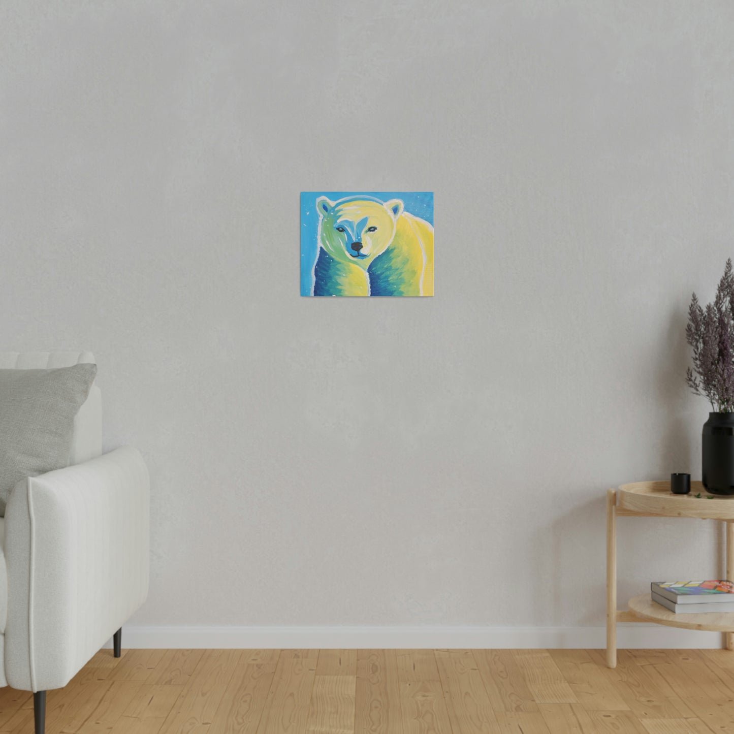 Polar bear - Matte Canvas, Stretched, 0.75"