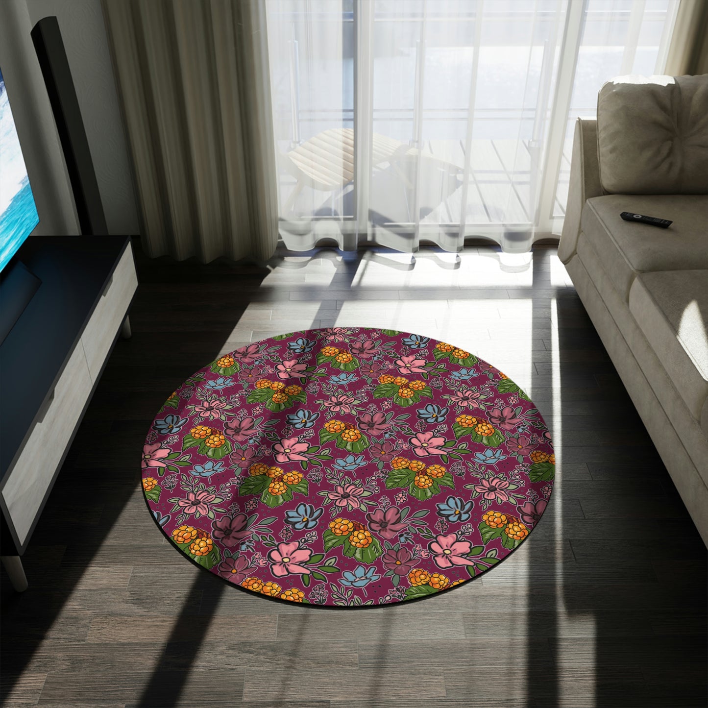 Bakeapple Bloom - Round Rug