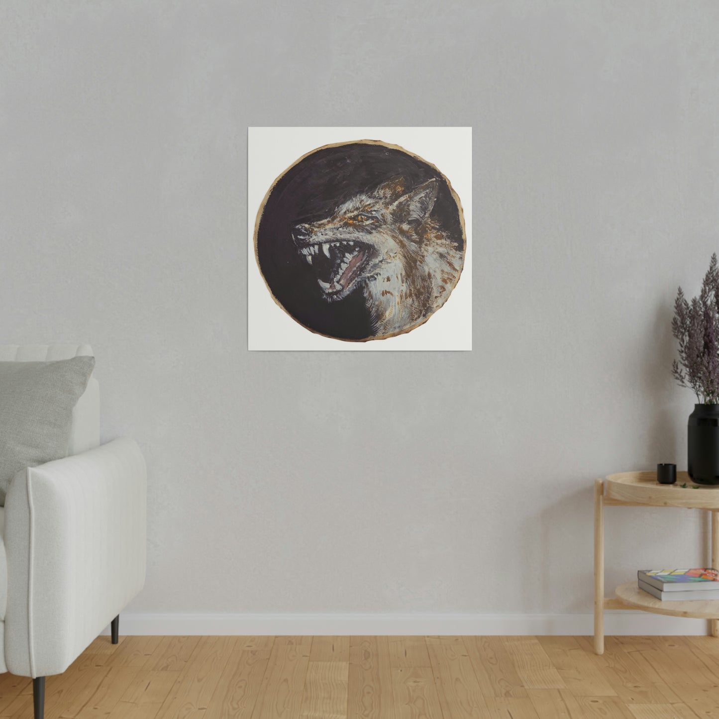 Wolf - Matte Canvas, Stretched, 0.75"