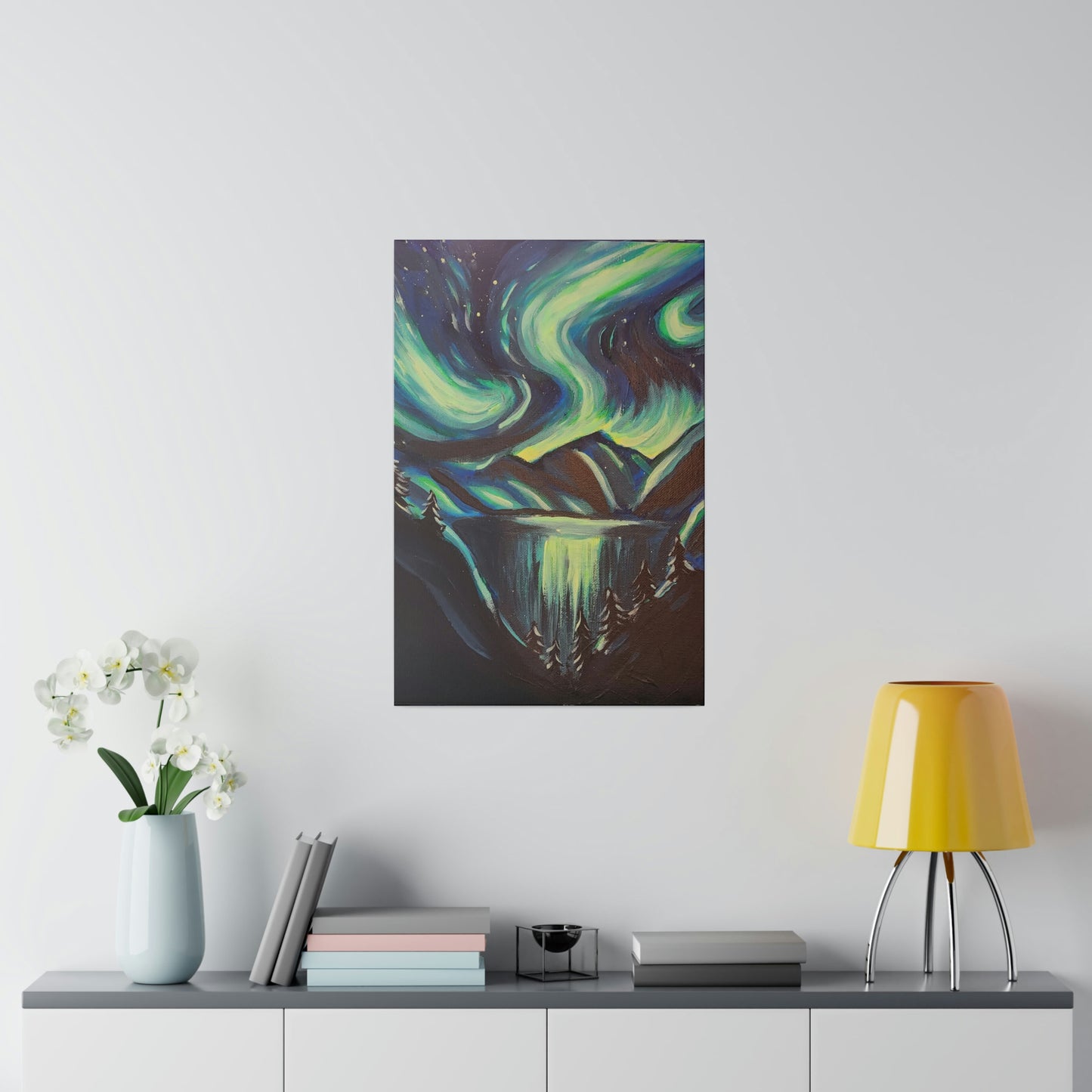 Neon lights - Matte Canvas, Stretched, 0.75"