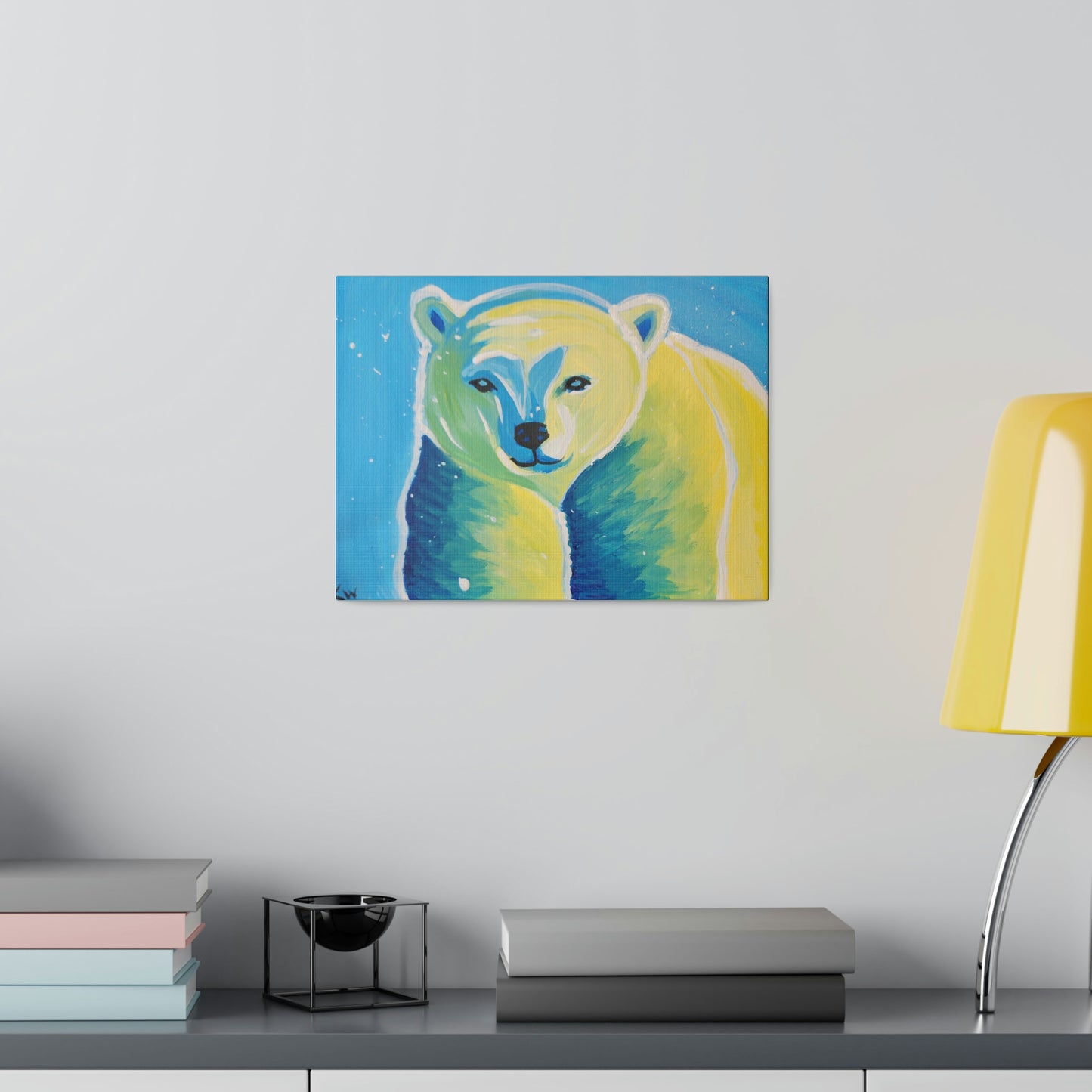 Polar bear - Matte Canvas, Stretched, 0.75"